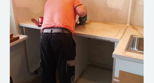 Сборка кухонного гарнитура. Волгоград